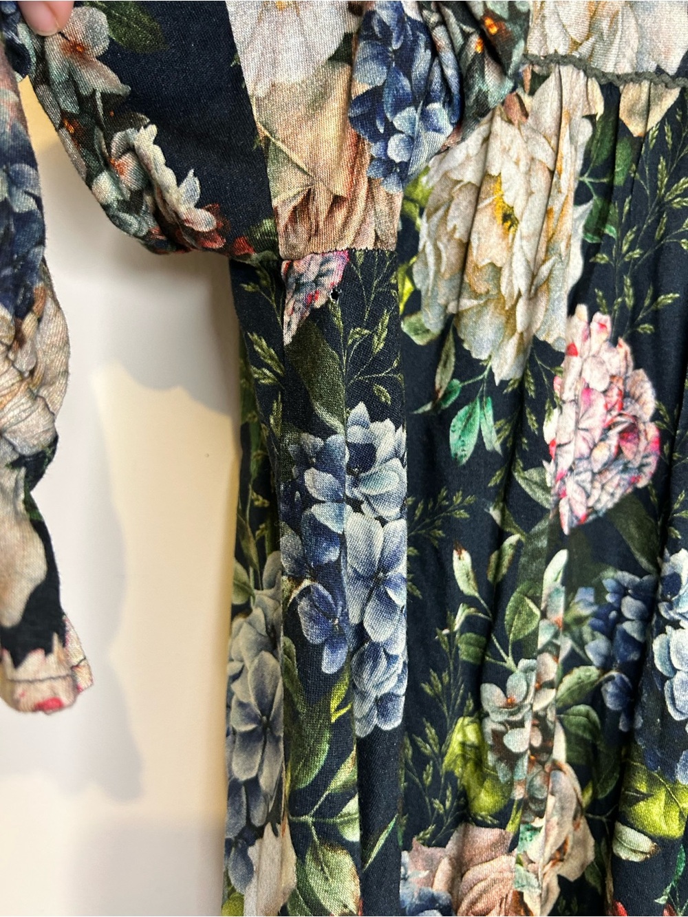 Blank London Anthropologie Stephanie Floral Embroidered Top Size Medium - Picture 6 of 7